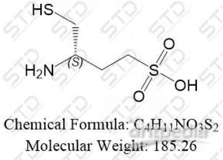 阿坎酸杂质9 232261-88-0 C4H11NO3S2