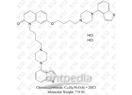 阿立哌唑杂质43 双盐酸盐 2137823-20-0(free base) C41H47N5O2S2 • 2HCl