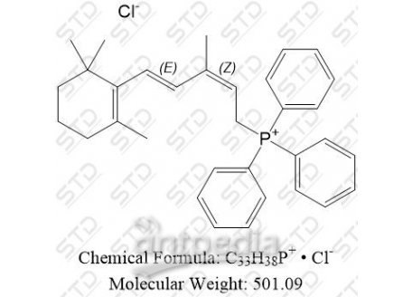 视黄醇杂质21 氯化物 66939-98-8 C33H38P+ • Cl-