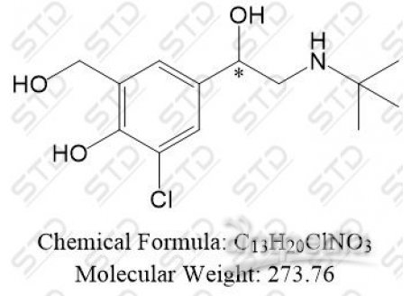 沙丁胺醇杂质24 单体（沙丁胺醇EP杂质L） 898542-81-9 C13H20ClNO3