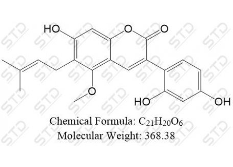 香豆素杂质17 94805-82-0 C21H20O6