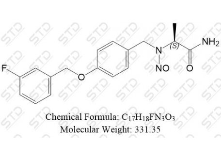 沙芬酰胺杂质39 (N-亚硝基沙芬酰胺) 2657645-00-4 C17H18FN3O3