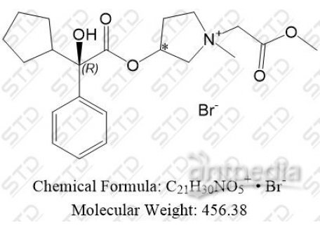 索吡溴铵杂质12 873912-88-0 C21H30NO5+ • Br-