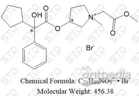 索吡溴铵杂质13 873912-90-4 C21H30NO5+ • Br-
