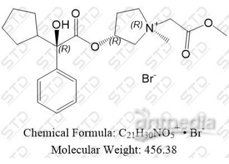 索吡溴铵杂质15 1628106-97-7 C21H30NO5+ • Br-