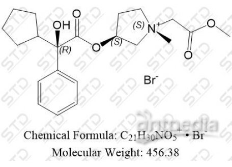 索吡溴铵杂质17 1628106-96-6 C21H30NO5+ • Br-