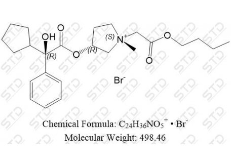 索吡溴铵杂质20 2170845-67-5 C24H36NO5+ • Br-