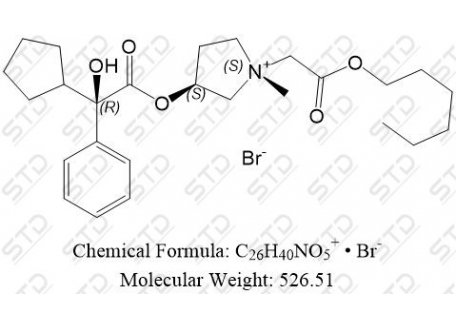 索吡溴铵杂质32 904673-18-3 C26H40NO5+ • Br-