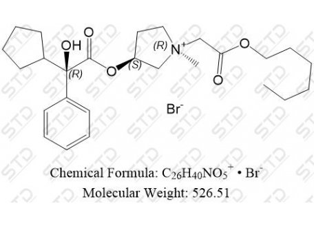 索吡溴铵杂质33 904673-17-2 C26H40NO5+ • Br-