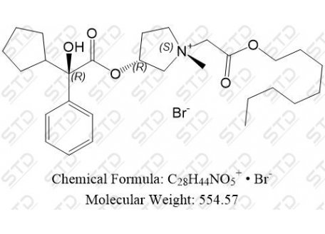 索吡溴铵杂质35 937179-91-4 C28H44NO5+ • Br-