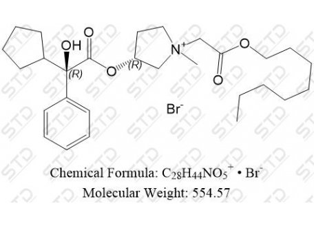 索吡溴铵杂质37 2170845-40-4 C28H44NO5+ • Br-