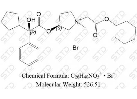 索吡溴铵杂质40 2170845-31-3 C26H40NO5+ • Br-