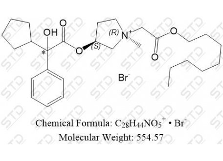 索吡溴铵杂质44 904673-21-8 C28H44NO5+ • Br-