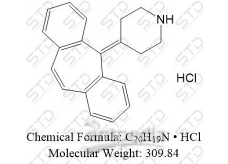 赛庚啶杂质4 盐酸盐（赛庚啶N-去甲基 盐酸盐） 4331-45-7 C20H19N • HCl