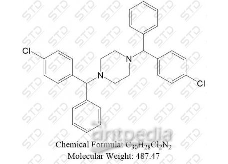 西替利嗪杂质12 单体（西替利嗪EP杂质D 单体） 346451-15-8 C30H28Cl2N2