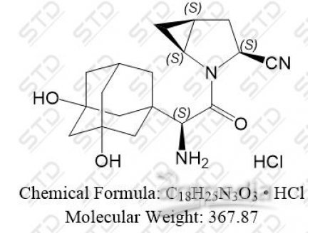 沙格列汀杂质8 盐酸盐 841302-24-7(free base) C18H25N3O3 • HCl