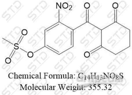 硝磺草酮杂质67 126070-60-8 C14H13NO8S