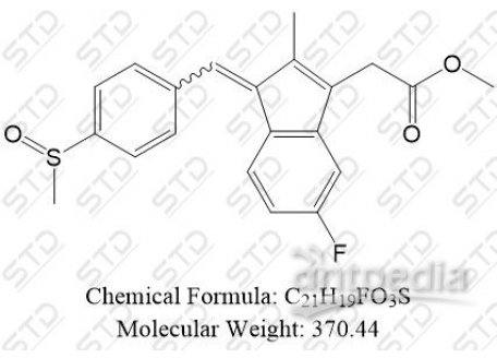 舒林酸杂质14 55707-59-0 C21H19FO3S