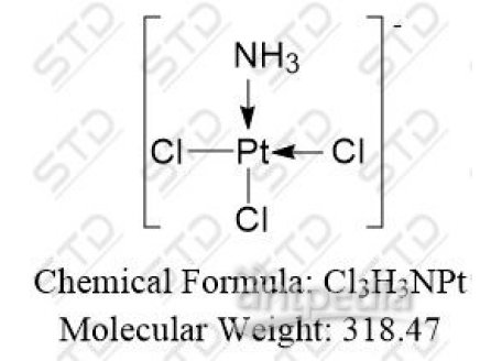 顺铂杂质3单体 (顺铂EP杂质B单体) 17632-41-6 Cl3H3NPt