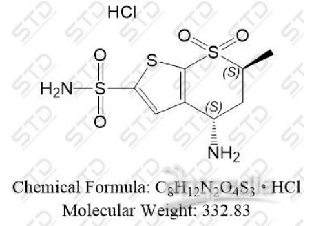 多佐胺杂质4 盐酸盐 164455-27-0 C8H12N2O4S3 • HCl