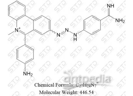 氮氨菲啶杂质13 760909-55-5 C27H24N7+