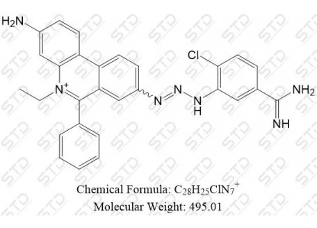 氮氨菲啶杂质3 743383-45-1 C28H25ClN7+