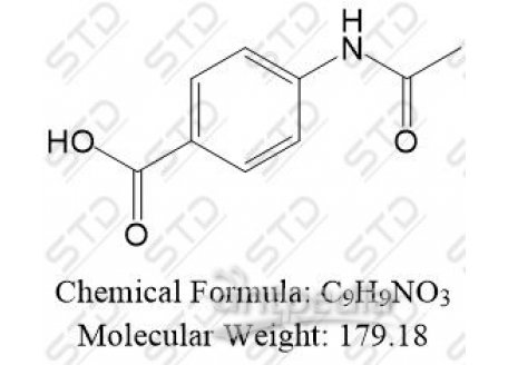 醋氨苯酸 单体 556-08-1 C9H9NO3