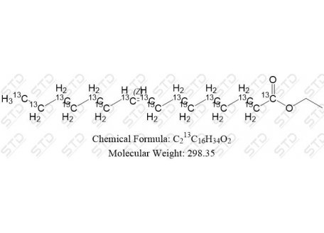 二十碳五烯酸杂质65-13C16 2687959-69-7 C213C16H34O2