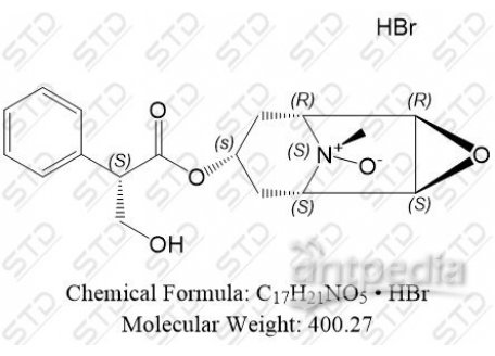 丁溴东莨菪碱杂质12 6106-81-6 C17H21NO5 • HBr