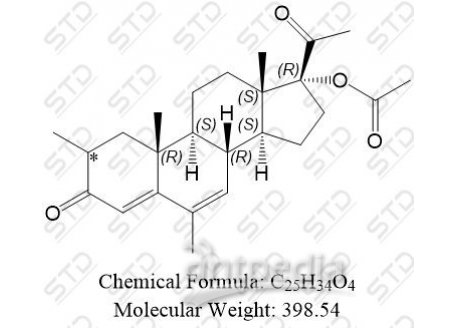 醋酸甲地孕酮杂质13 1259198-59-8 C25H34O4