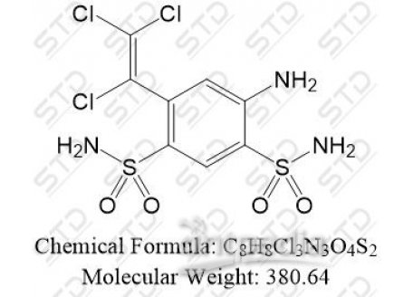 氯甲苯噻嗪杂质12 60200-06-8  C8H8Cl3N3O4S2