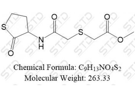 厄多司坦杂质17 1667709-77-4 C9H13NO4S2