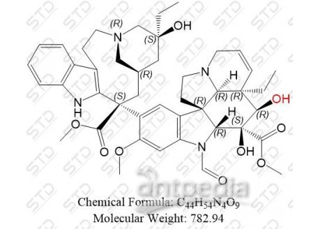 硫酸长春新碱杂质11 3704-01-6 C44H54N4O9