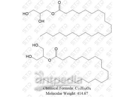 单硬脂酸甘油酯杂质37 30233-64-8 C25H50O4