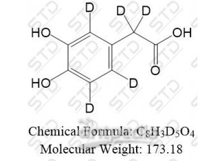 多巴胺杂质43-d4 60696-39-1 C8H3D5O4