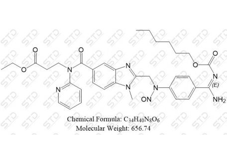 达比加群酯杂质143 (N-亚硝基达比加群酯杂质141) 2892260-29-4 C34H40N8O6