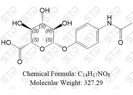 对乙酰氨基酚杂质17单体 16110-10-4 C14H17NO8