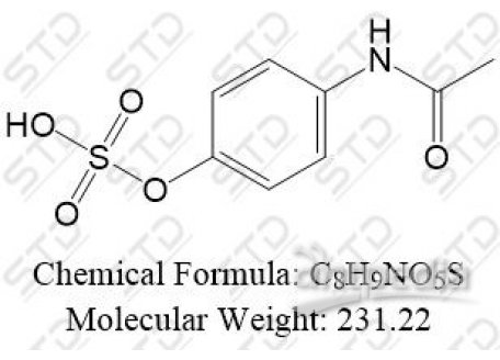 对乙酰氨基酚杂质19单体 10066-90-7 C8H9NO5S