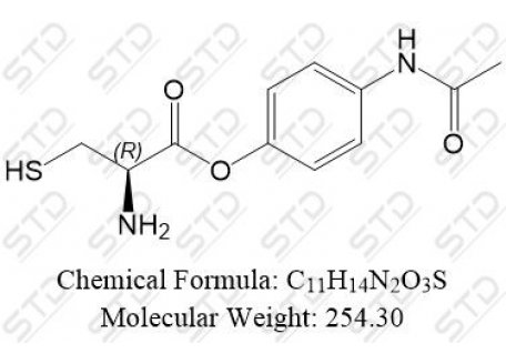 对乙酰氨基酚杂质65 58109-87-8 C11H14N2O3S