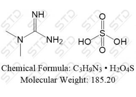 二甲双胍杂质32 硫酸盐 598-65-2 C3H9N3 • H2O4S