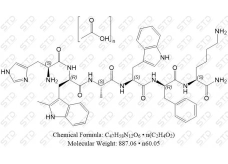 艾莫瑞林  醋酸盐 208251-52-9 C47H58N12O6 • n(C2H4O2)