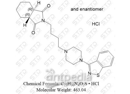 哌罗匹隆杂质33 190582-38-8(free base) C23H30N4O2S • HCl