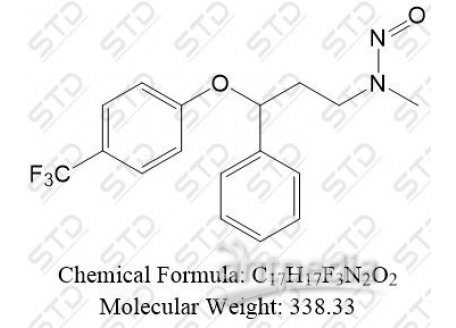 氟西汀杂质33 (亚硝基氟西汀) 150494-06-7 C17H17F3N2O2