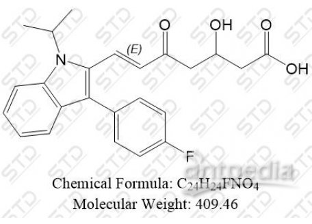 氟伐他汀杂质4单体 (氟伐他汀EP杂质D单体) 1160169-39-0 C24H24FNO4