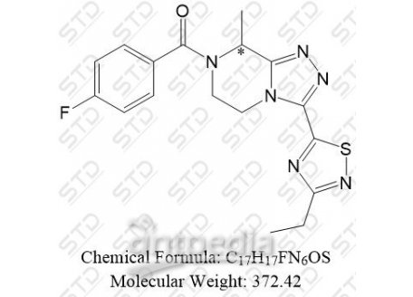 非唑奈坦杂质11 1629229-71-5 C17H17FN6OS