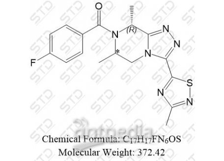 非唑奈坦杂质14 2500874-38-2 C17H17FN6OS