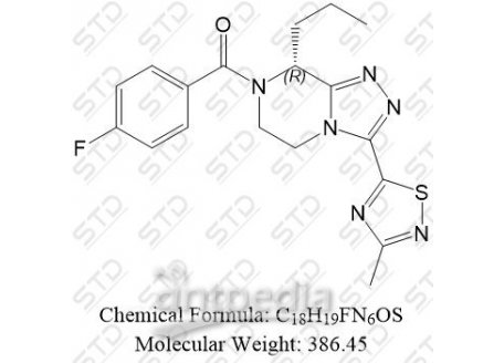 非唑奈坦杂质18 1629229-56-6 C18H19FN6OS