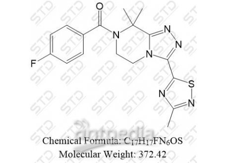 非唑奈坦杂质23 1782111-50-5 C17H17FN6OS