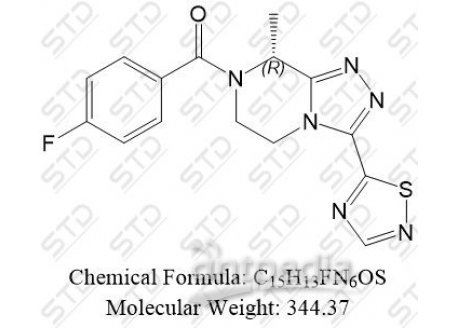 非唑奈坦杂质32 1782111-49-2 C15H13FN6OS