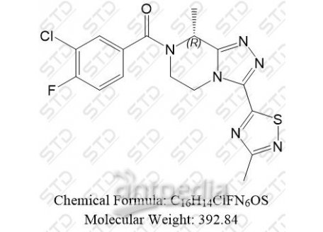 非唑奈坦杂质40 1629229-38-4 C16H14ClFN6OS